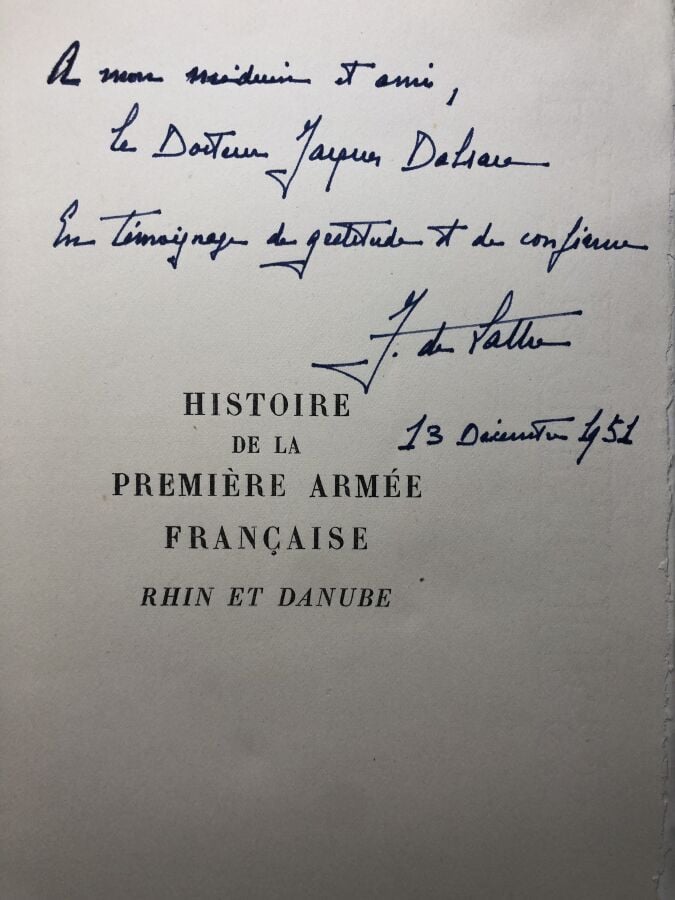TASSIGNY (General de lattre de). - Histoire de la première armée française, Rhi…
