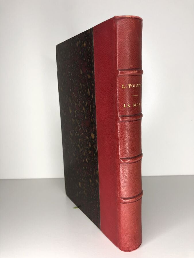 TOLSTOI (Léon Comte). - La mort. Édité à Paris chez Perrin & Cie en 1887. De fo…