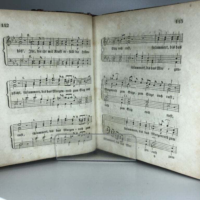 USCHNER (Karl). - Auswahl deutscher Lieder, mit ein- und mehrstimmigen Weisen.…