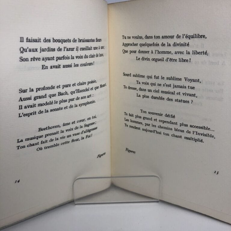 VALMY-BAYSSE (Jean). - Figures. Édité sans lieu d'édition chez les amis d'Edoua…