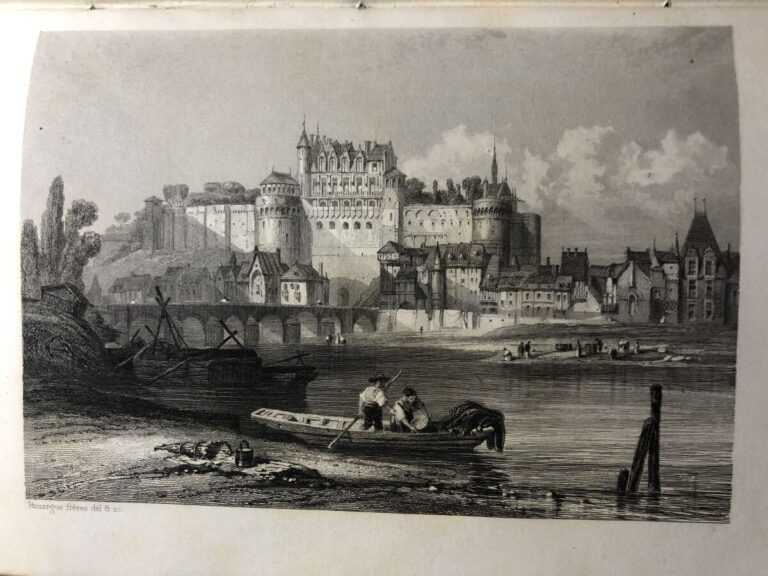 VATOUT J. - Le château d'Amboise. Édité à Paris chez Didier en 1852. De format…