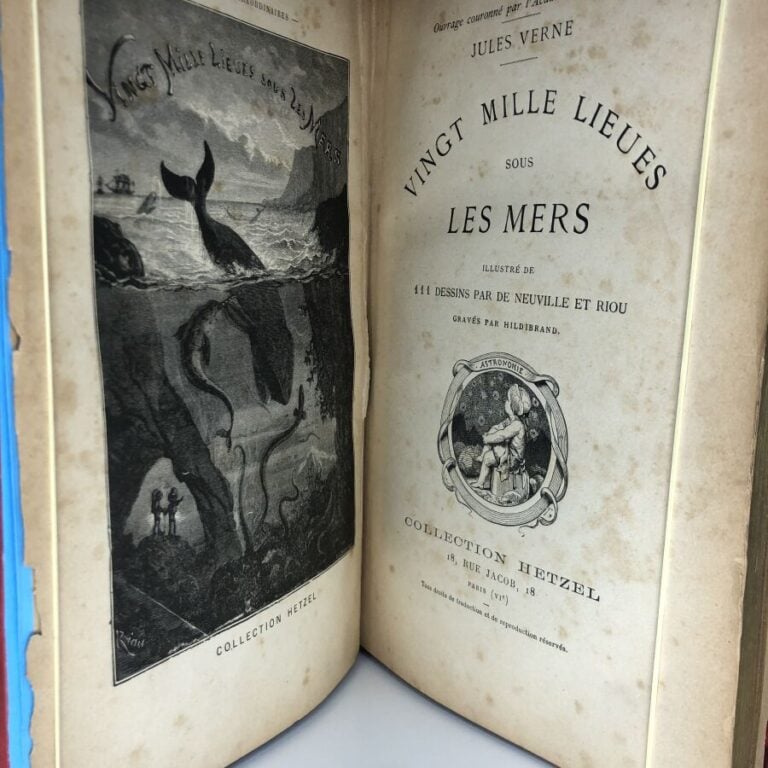 VERNE (Jules). - 20.000 lieues sous les mers. Édité à Paris chez Hetzel sans da…