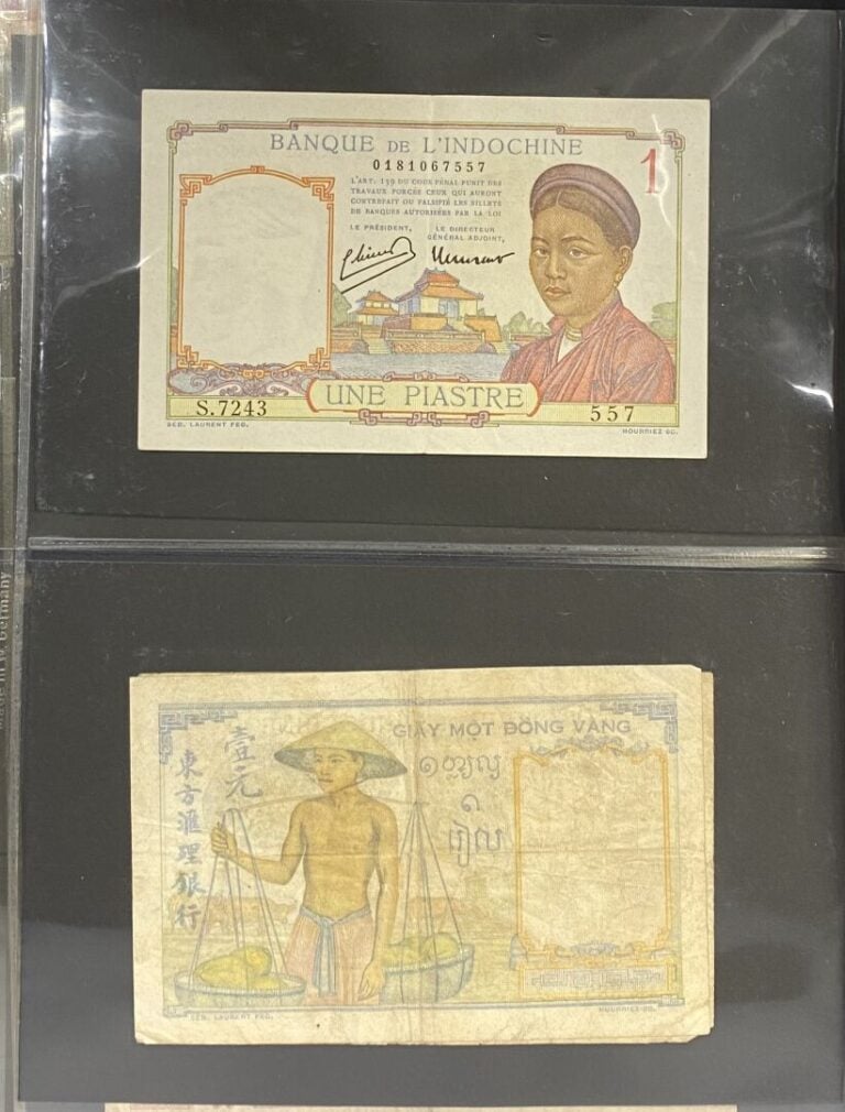 Vietnam / Indochine et ailleurs, XXe siècle - Lot comprenant : - - Ensemble de…