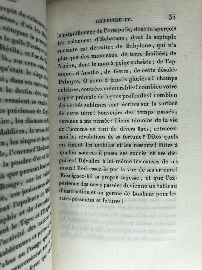 VOLNEY C-F. - Les ruines ou méditations sur les révolutions des empires. Édité…