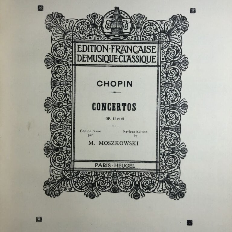 WURMSER (Lucien). - Fr. Chopin, Polonaises pour piano. Édité à Paris chez Heuge…