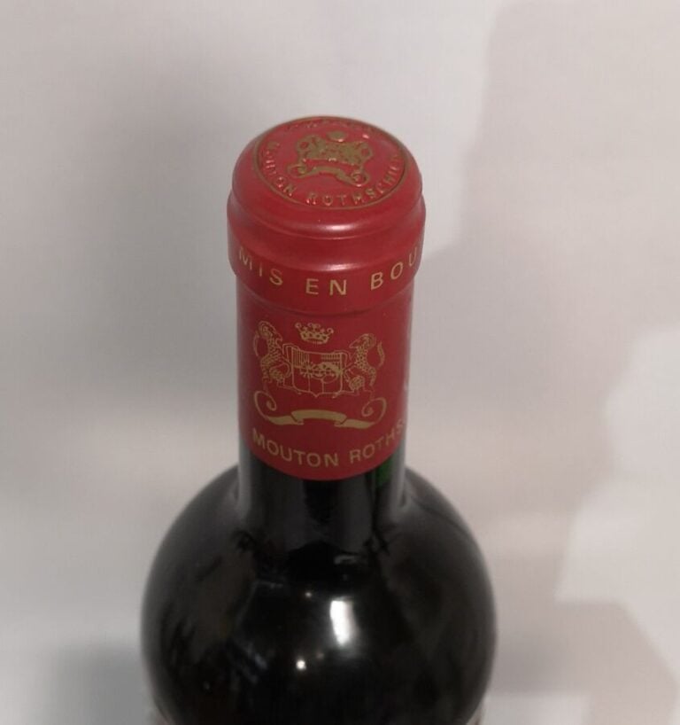 1 bouteille Château MOUTON ROTHSCHILD - 1er Gcc Pauillac 1998 Etiquette légèrem…