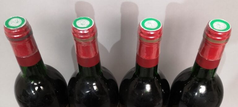 4 bouteilles Château BRANE CANTENAC - 2ème Gcc Margaux 1993 Etiquettes légèreme…