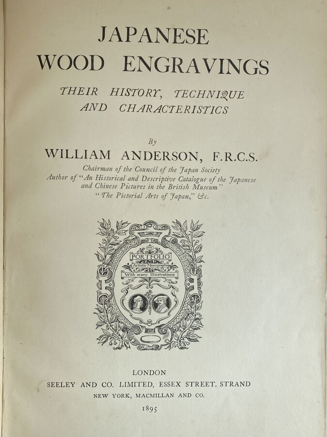 - Anderson, William, Japanese wood engravings, their history, technique and cha…