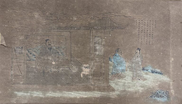 Chine et Japon - Ensemble de dix-sept dessins, estampes et reproduction par div…