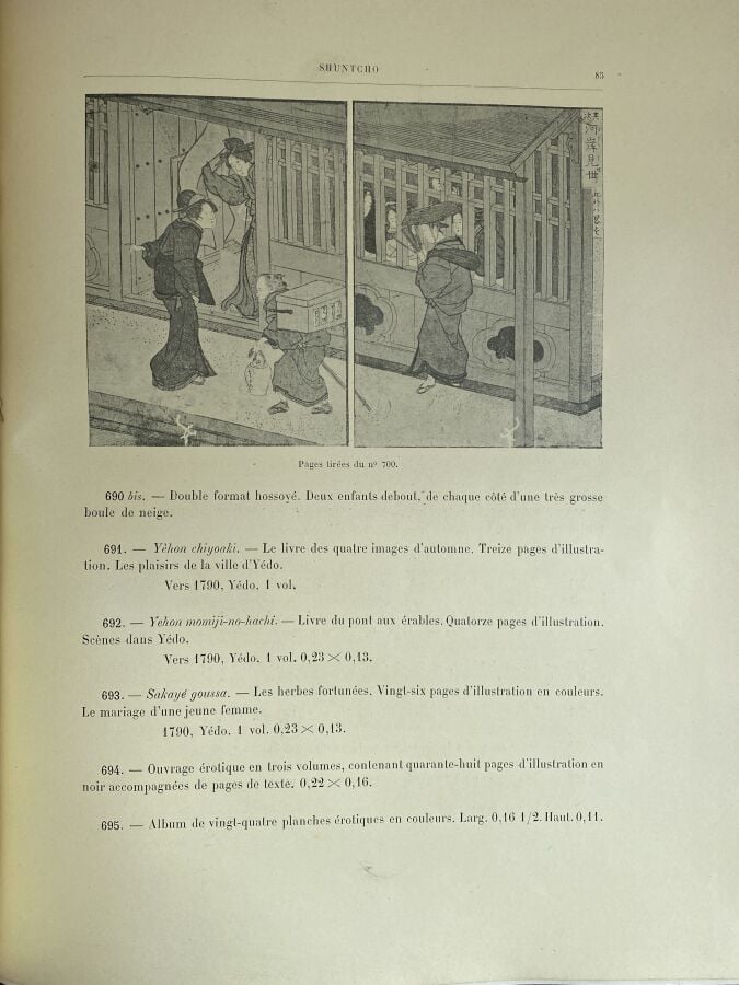 Collection Charles Gillot, deuxième partie, estampes japonaises et livres illus…