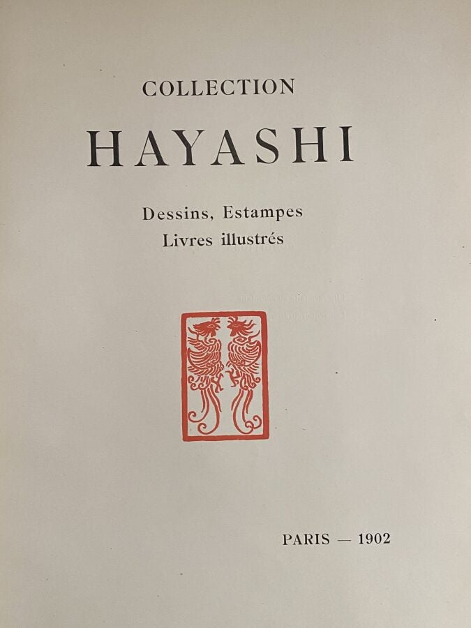Collection Hayashi, estampes, dessins, livres illustrés, Vente le 2 - 6 juin 19…