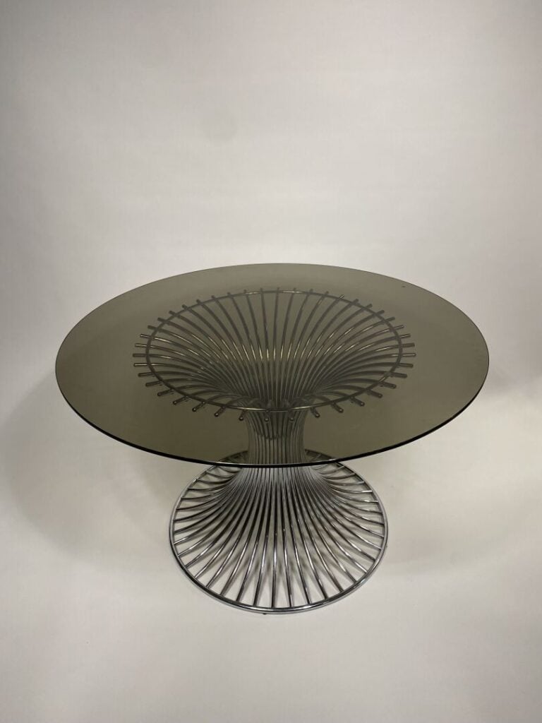 Gastone RINALDI (1920-2006) - Table de salle à manger et ses quatre chaises au…