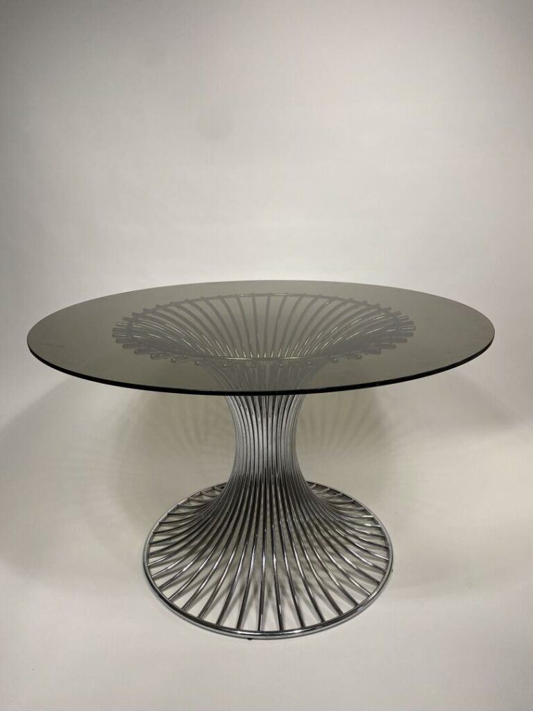 Gastone RINALDI (1920-2006) - Table de salle à manger et ses quatre chaises au…