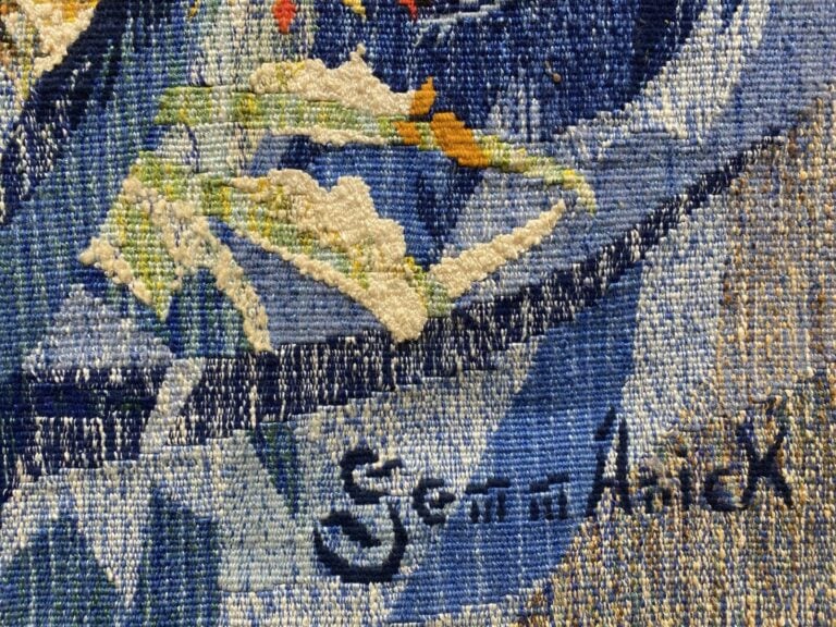 GEMMANICK (née en 1937) - Tapisserie en laine rase polychrome - Atelier Robert…