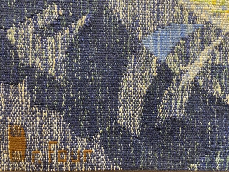GEMMANICK (née en 1937) - Tapisserie en laine rase polychrome - Atelier Robert…