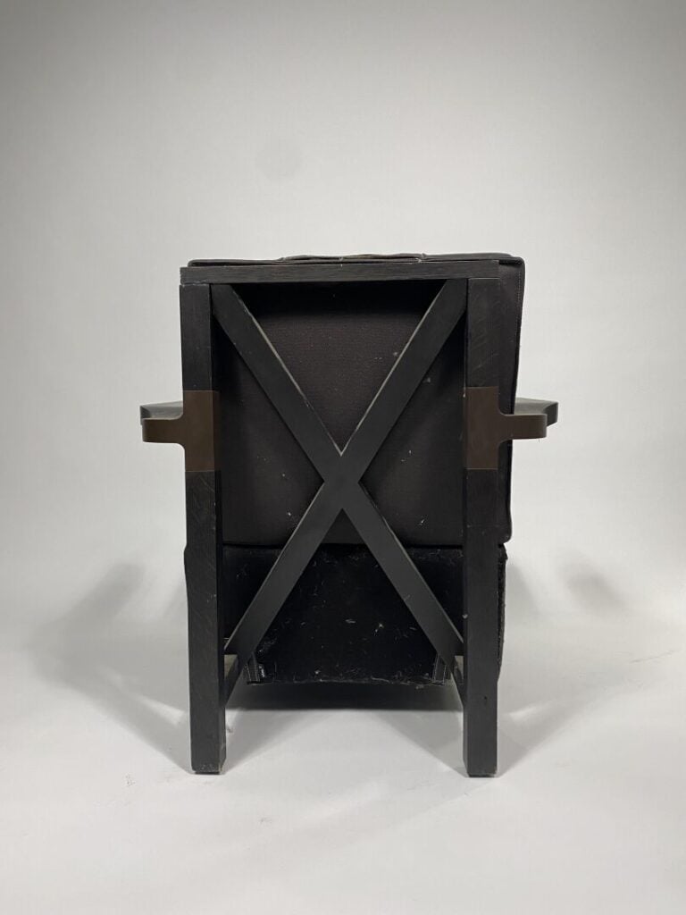Hella JONGERIUS (née en 1963) - Édition Vitra - Fauteuil en chêne teinté noir -…
