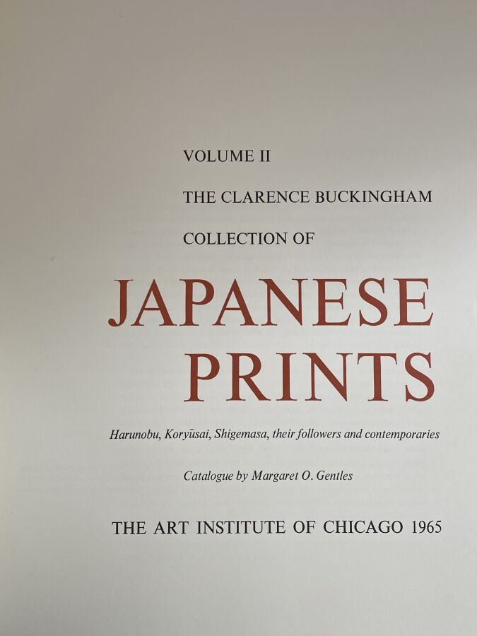 - Japanese prints of the primitive period in the collection of Louis V. Ledoux,…