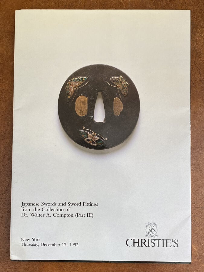 Japanese swords and swords fittings from the collection of Dr. Walter A.Compton…