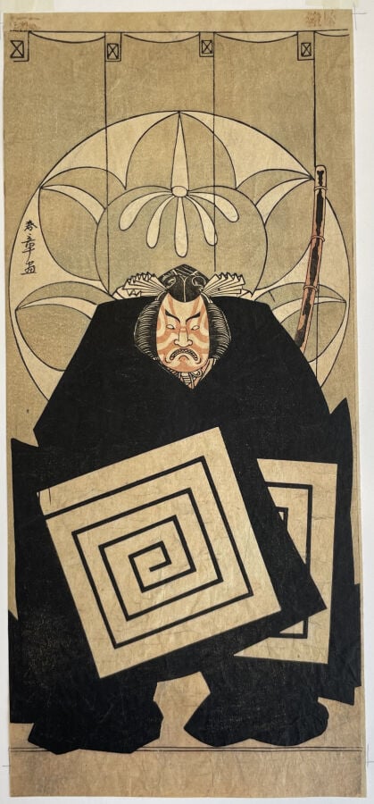 Katsukawa Shunsho (1726-1793) - Deux hosoban tate-e: - - portrait de l'acteur B…