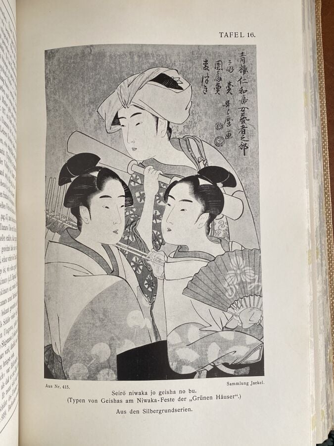 - Kurth, Julius, Geschichte des japanischen Holzschnittes, volume I à III, Karl…