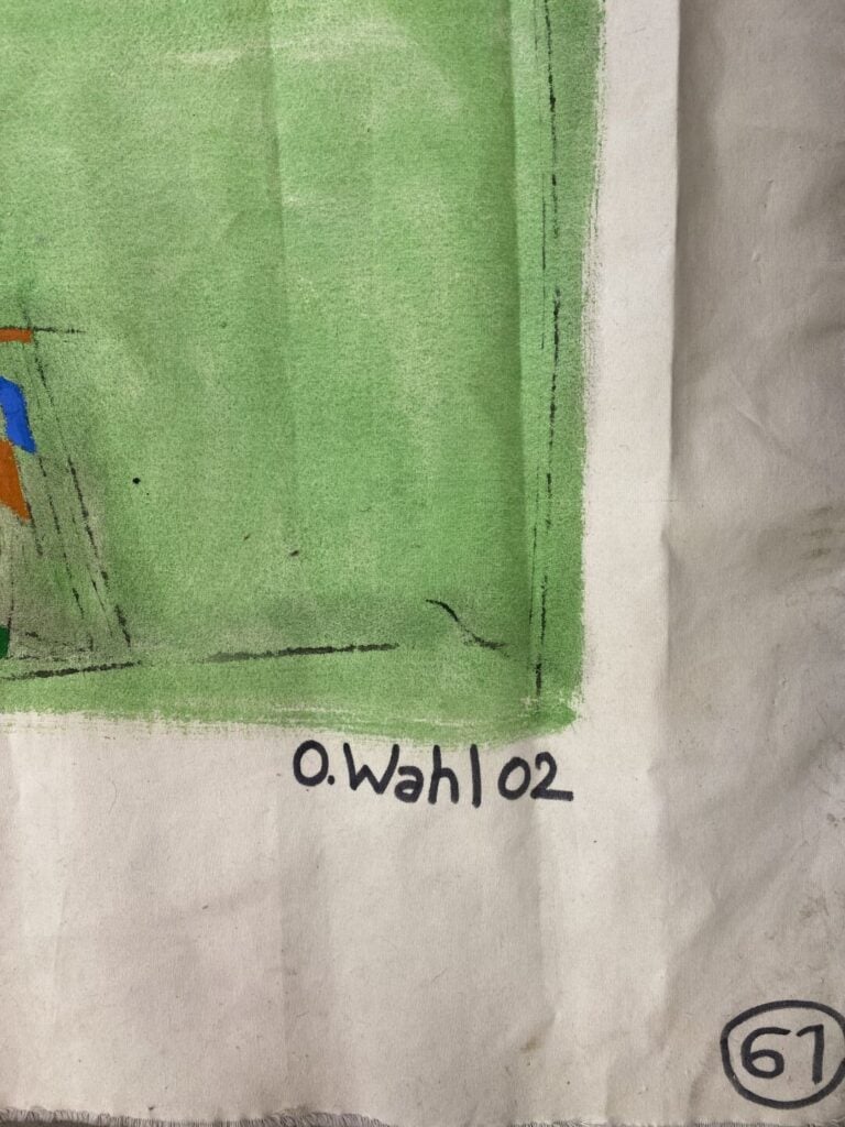 Olivier WAHL (1961) - Sans titre - Acrylique sur toile - 200 x 200 cm