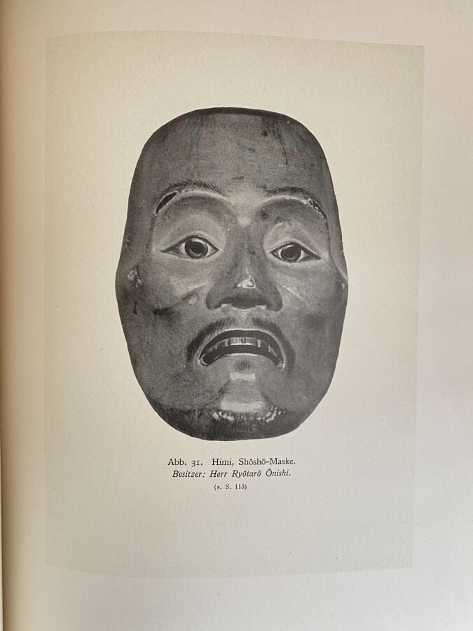 Perzynski, Friedrich, Japanische Masken, No und Kyogen, 2 volumes, Von Walter d…