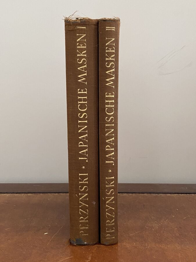 Perzynski, Friedrich, Japanische Masken, No und Kyogen, 2 volumes, Von Walter d…