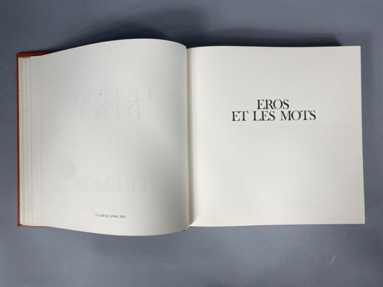 Pierre-Yves TREMOIS (1921-2020) - Le Livre d'Eros - Mise en pages de René Touta…