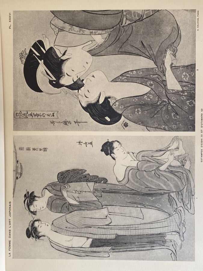 Portier, André, La femme dans l'art japonais, A. Calavas, Paris, 58/340, Regame…