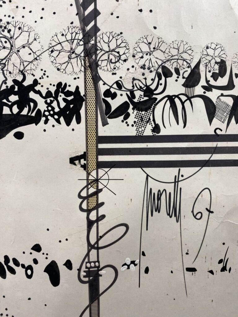 Raymond MORETTI (1931-2005) - Carnaval - Technique mixte sur papier - Signé en…