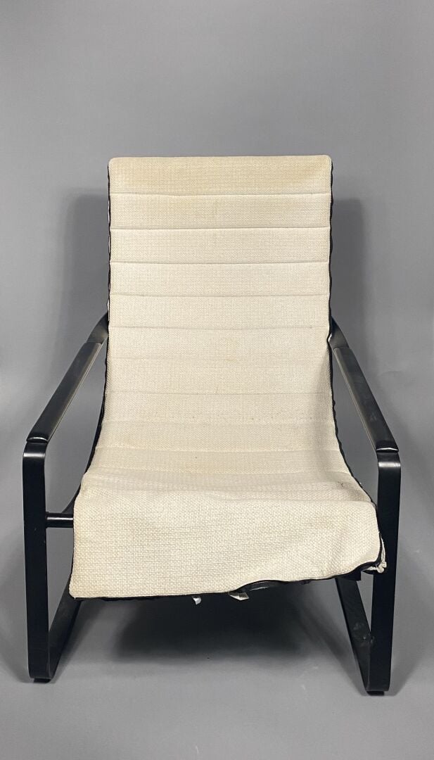Rodolfo DORDONI, attribué à - Chaise longue à structure formant piétement en Ma…