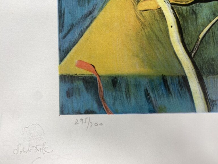 Salvador DALI (1904-1989), d'après - L'énigme sans fin - Lithographie en couleu…