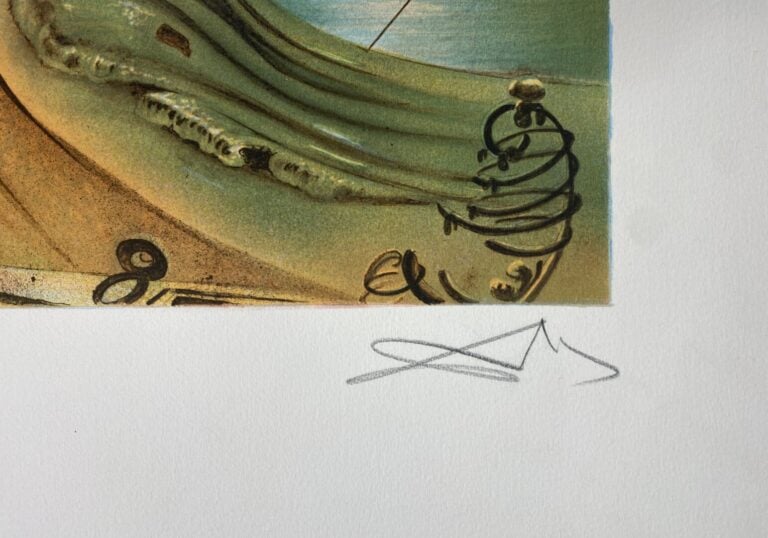 Salvador DALI (1904-1989), d'après - Le monument impérial - Lithographie en cou…