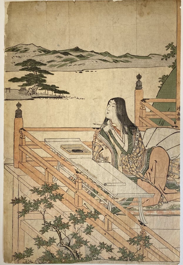 Torii Kiyonaga (1752-1815) - Deux oban tate-e, d'une série non titrée de beauté…