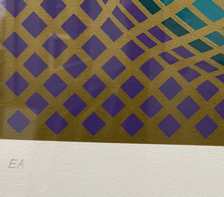 Victor VASARELY (1906-1997), d'après - Composition - Lithographie - Epreuve d'a…