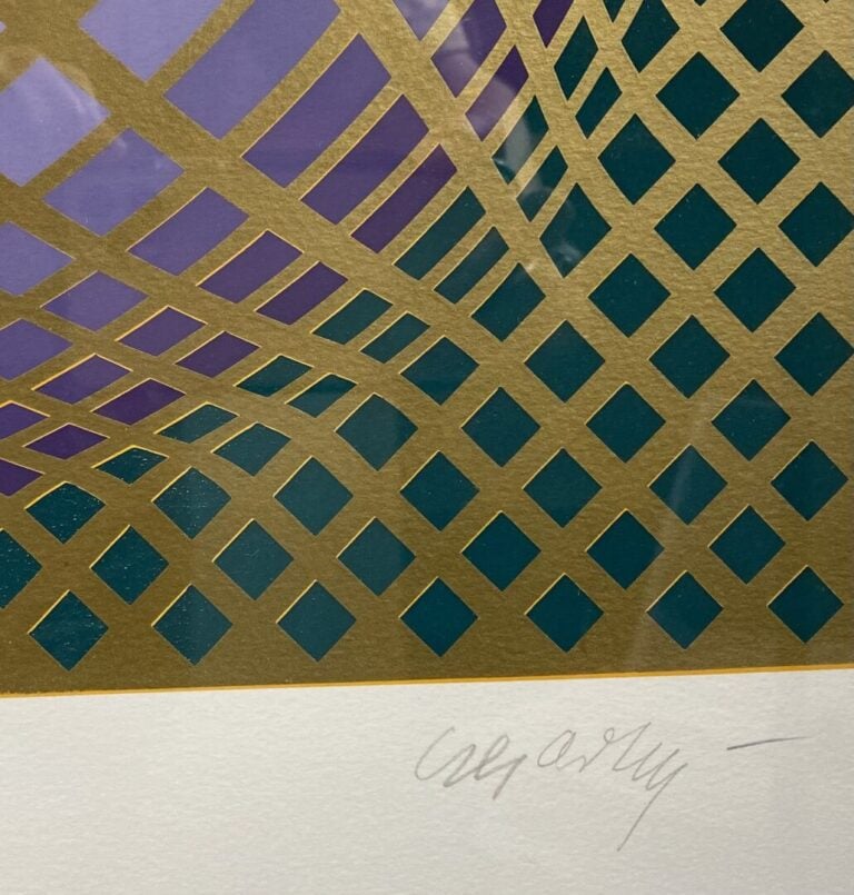 Victor VASARELY (1906-1997), d'après - Composition - Lithographie - Epreuve d'a…
