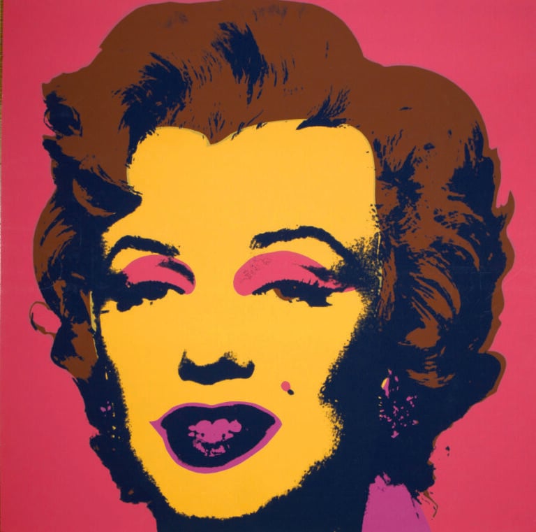 ANDY WARHOL (1928-1987) D'APRÈS - Marylin Monroe - Sérigraphie en couleurs sur…