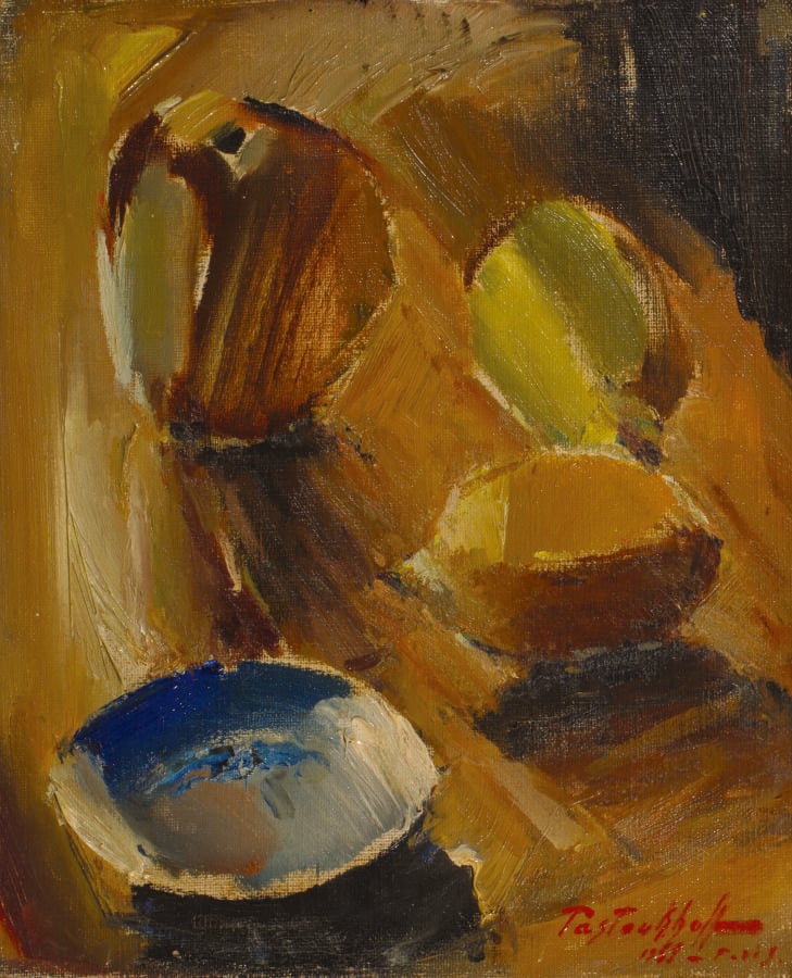 Boris PASTOUKHOFF - Nature morte cubisante, 1953 - Huile sur toile, signée, dat…