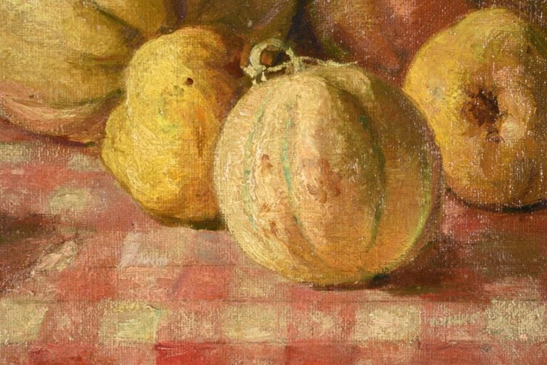 Clare ATWOOD (1866-1962) - Melons and gauloises - Huile sur toile - Signée en b…