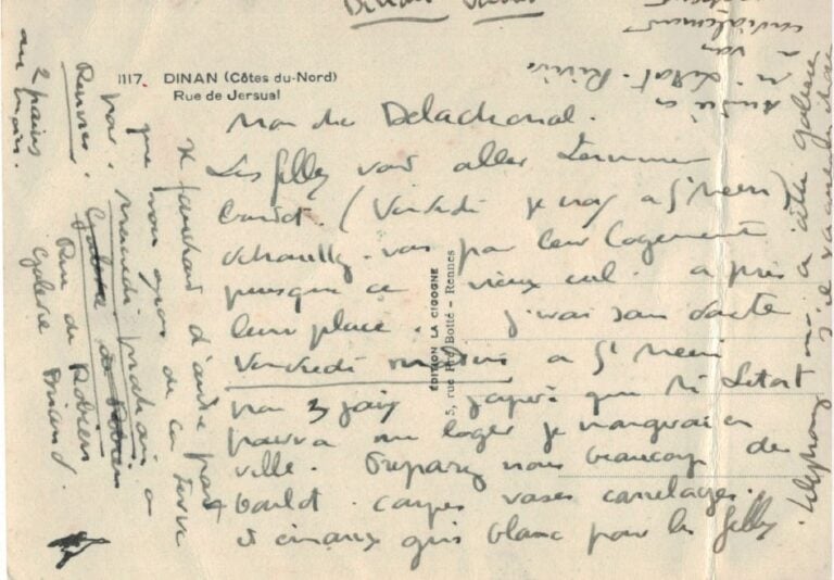 Correspondance adressée à Louis DELACHENAL (1897 - 1966) : - Après la guerre de…
