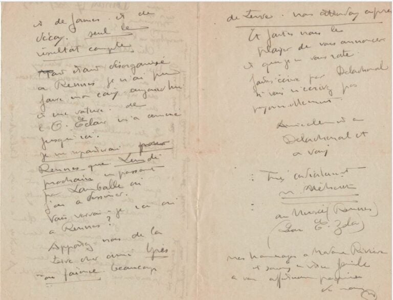 Correspondance adressée à Louis DELACHENAL (1897 - 1966) : - Après la guerre de…
