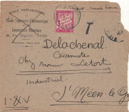 Correspondance adressée à Louis DELACHENAL (1897 - 1966) : - Après la guerre de…