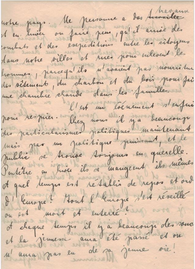 Correspondance adressée à Louis DELACHENAL (1897 - 1966) : - Après la guerre de…