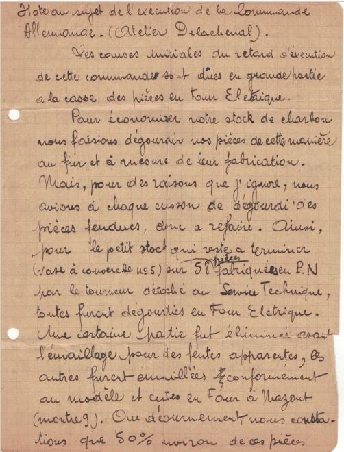 Correspondance adressée à Louis DELACHENAL (1897 - 1966) : - Après la guerre de…