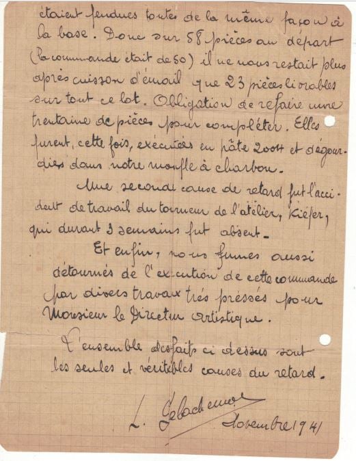 Correspondance adressée à Louis DELACHENAL (1897 - 1966) : - Après la guerre de…