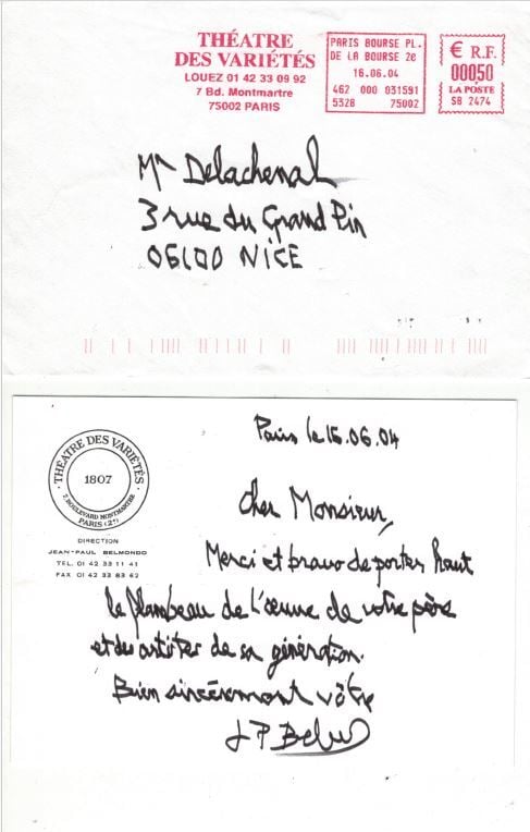 Correspondance adressée à Louis DELACHENAL (1897 - 1966) : - Après la guerre de…