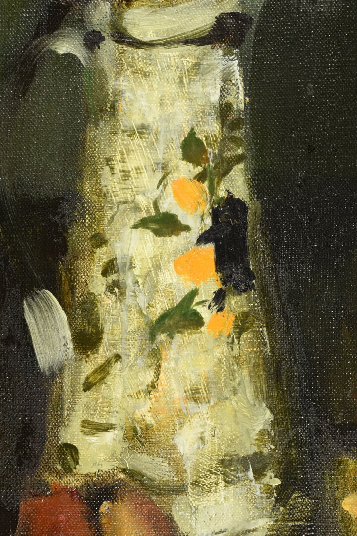 Eugène BABOULENE (1905-1994) - Nature morte au melon - Huile sur toile, signée…