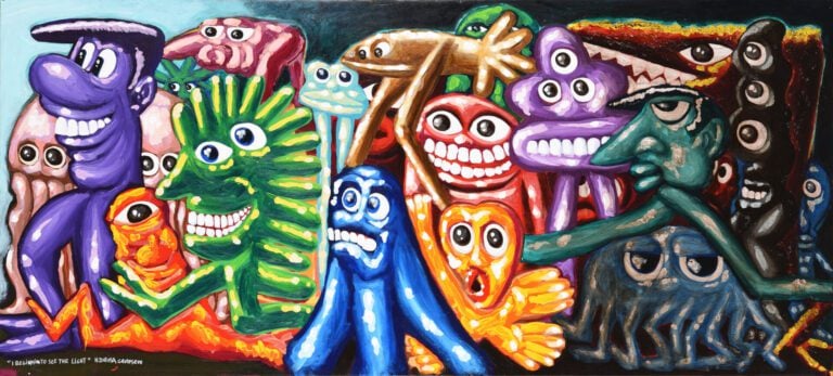 Hervé DI ROSA (1959) - "I beginning to see the light" - Acrylique sur toile - S…