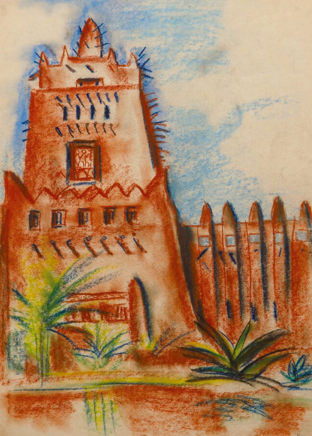 IRÈNE RÉNO (IRENA HASSENBERG DIT) - (1884-1953) - Pavillon pour l'Exposition de…