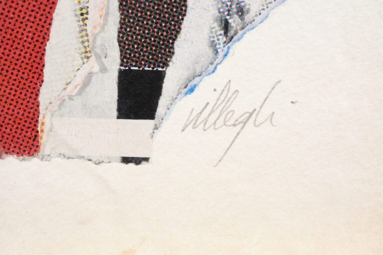 Jacques VILLEGLE (1926-2022) - Sans titre - Sérigraphie et collage sur papier -…